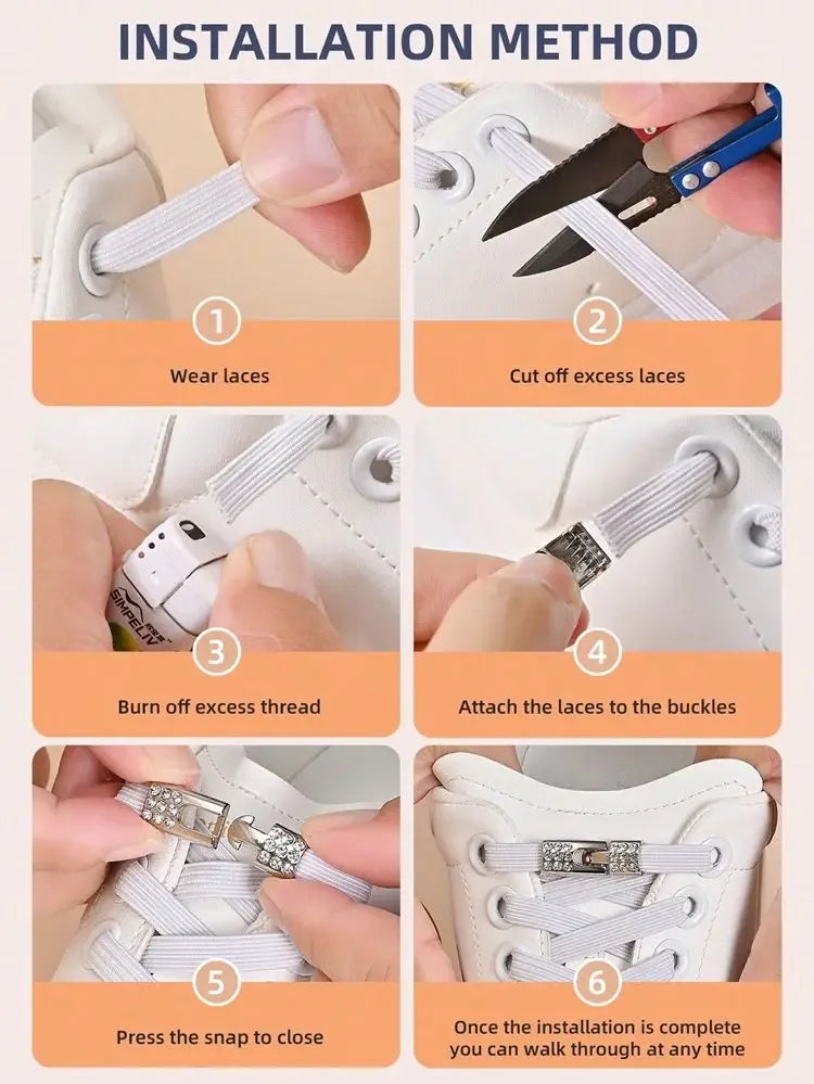 Elastic shoelaces (Gems)